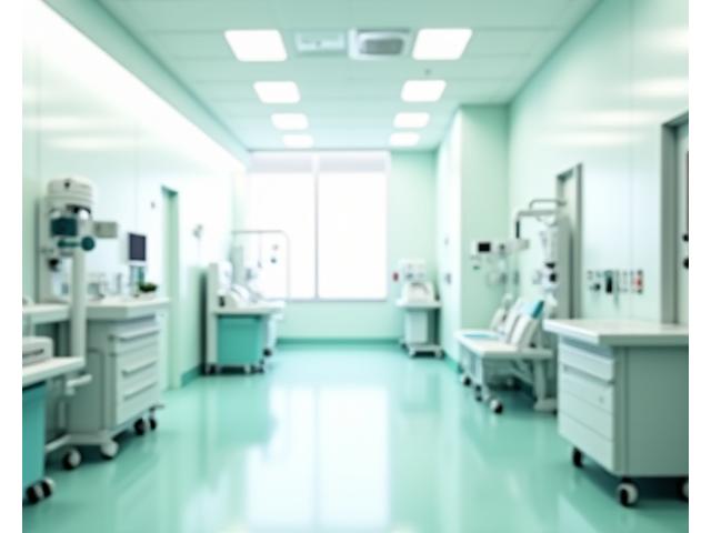 병원 중환자실 내부 이미지