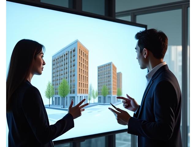 건축물 색상 시뮬레이션 화면