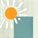 UV 보호 기술 아이콘