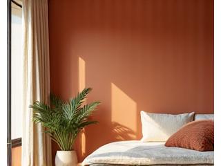 따뜻한 어스톤 컬러로 꾸며진 아늑한 거실 인테리어