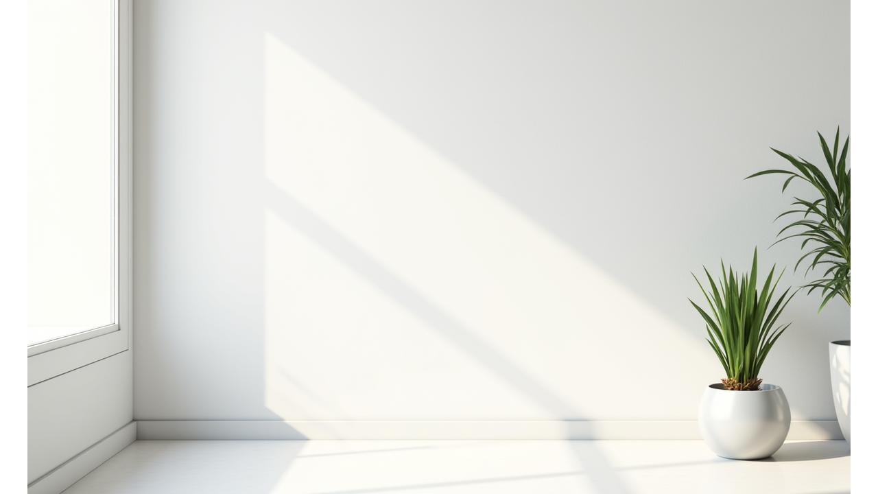 깨끗하고 깔끔하게 유지되는 페인트 칠해진 벽면