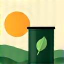 자연을 생각하는 친환경 페인트 아이콘